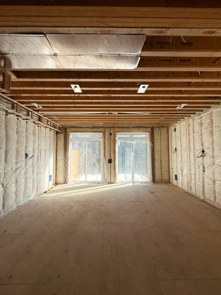 Batt insulation, Brooke Ave, Toronto